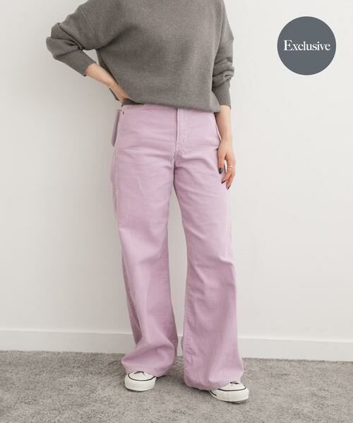 URBAN RESEARCH DOORS / アーバンリサーチ ドアーズ その他パンツ | 『別注』Lee×DOORS コーデュロイパンツ(パープル)