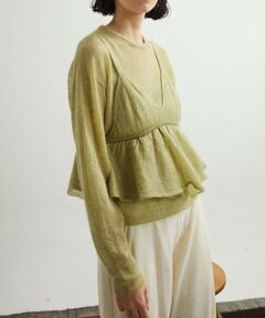 URBAN RESEARCH DOORS / アーバンリサーチ ドアーズ キャミソール・チューブトップ | unfil　mohair&silk camisole top