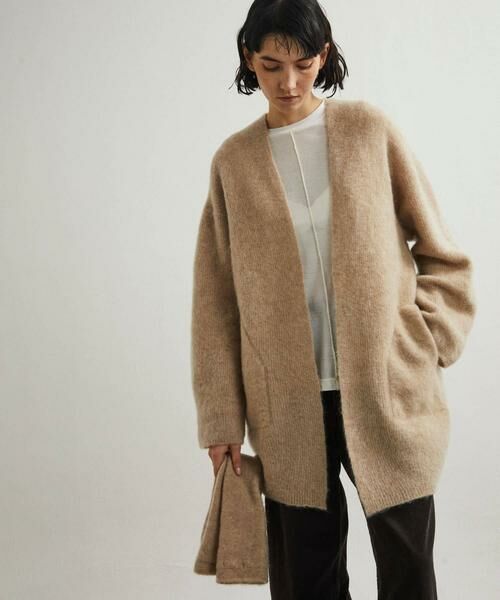 URBAN RESEARCH DOORS/アーバンリサーチ ドアーズ 『一部別注カラー』unfil mohair cardigan ベージュ 1 URBAN RESEARCH DOORS/アーバンリサーチ ドアーズ 『一部別注カラー』unfil mohair cardigan ベージュ 1