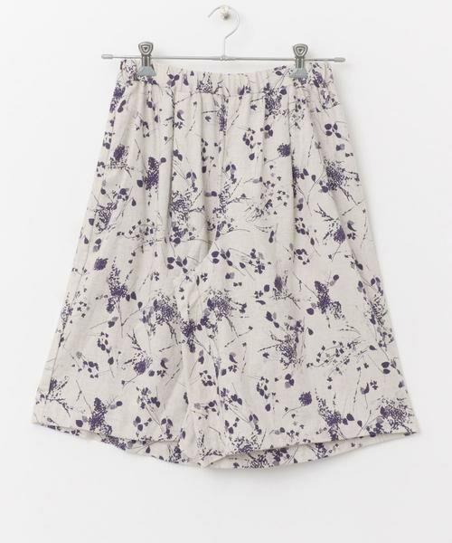 URBAN RESEARCH DOORS / アーバンリサーチ ドアーズ ショート・ハーフ・半端丈パンツ | mizuiro ind　rayonlinenprint shortpants | 詳細1
