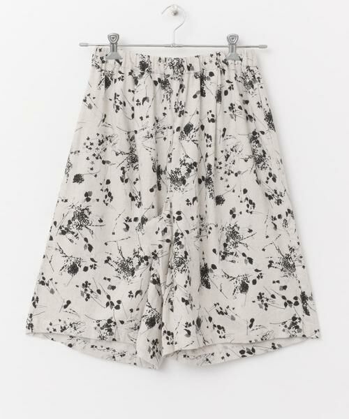 URBAN RESEARCH DOORS / アーバンリサーチ ドアーズ ショート・ハーフ・半端丈パンツ | mizuiro ind　rayonlinenprint shortpants | 詳細7