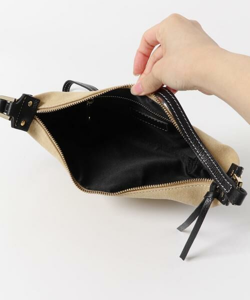 URBAN RESEARCH DOORS / アーバンリサーチ ドアーズ ショルダーバッグ | MARCO BIANCHINI　キャンバスレザーバッグ | 詳細6