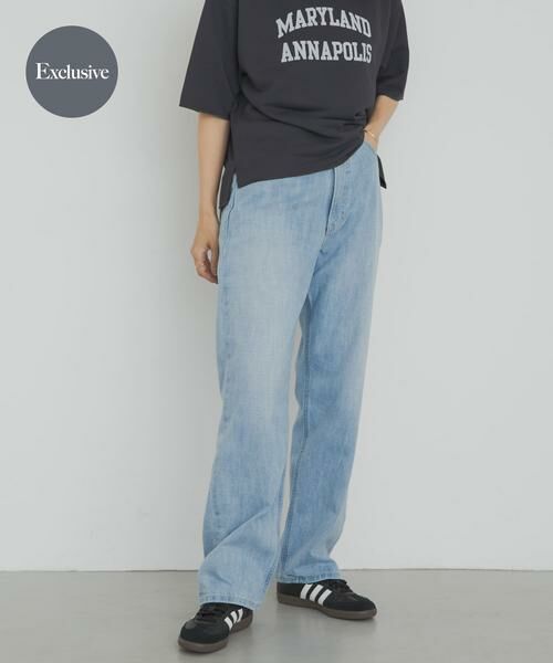 URBAN RESEARCH DOORS/アーバンリサーチ ドアーズ 『別注』Lee101×DOORS STRAIGHT PANTS ライトインディゴブル S