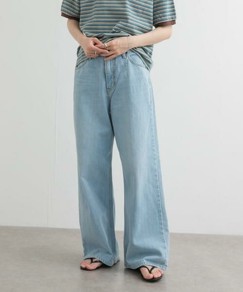 URBAN RESEARCH DOORS / アーバンリサーチ ドアーズ デニムパンツ | 『別注』Lee×DOORS ワイドストレートパンツ | 詳細10