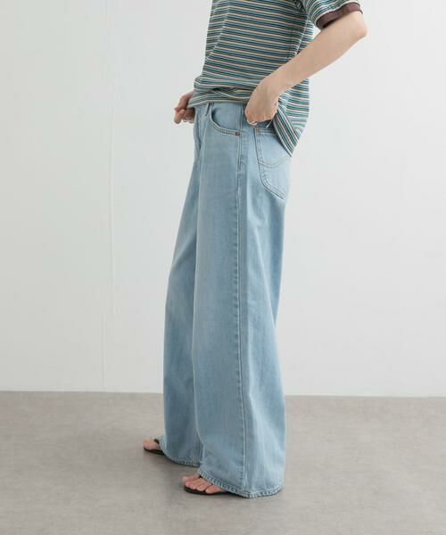 URBAN RESEARCH DOORS / アーバンリサーチ ドアーズ デニムパンツ | 『別注』Lee×DOORS ワイドストレートパンツ | 詳細11