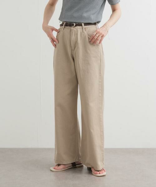 URBAN RESEARCH DOORS / アーバンリサーチ ドアーズ デニムパンツ | 『別注』Lee×DOORS ワイドストレートパンツ | 詳細20