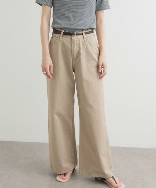 URBAN RESEARCH DOORS / アーバンリサーチ ドアーズ デニムパンツ | 『別注』Lee×DOORS ワイドストレートパンツ | 詳細24