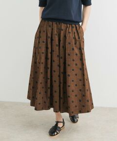 URBAN RESEARCH DOORS / アーバンリサーチ ドアーズ スカート | Le GLAZIK　TUCK GATHERED SKIRT