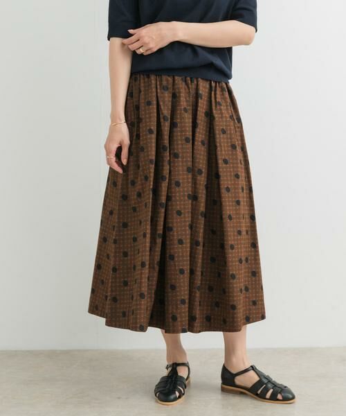 URBAN RESEARCH DOORS / アーバンリサーチ ドアーズ スカート | Le GLAZIK　TUCK GATHERED SKIRT | 詳細9