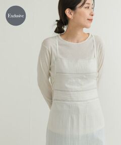 URBAN RESEARCH DOORS / アーバンリサーチ ドアーズ ワンピース | 『別注』olu’ment×DOORS　コットンモス刺繍ワンピース