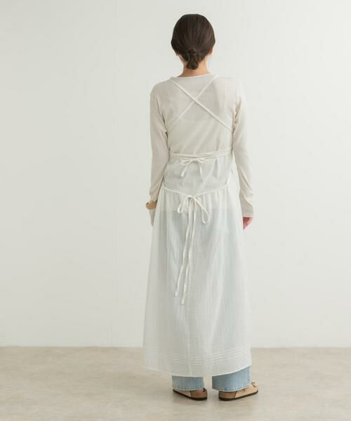 URBAN RESEARCH DOORS / アーバンリサーチ ドアーズ ワンピース | 『別注』olu’ment×DOORS　コットンモス刺繍ワンピース | 詳細11