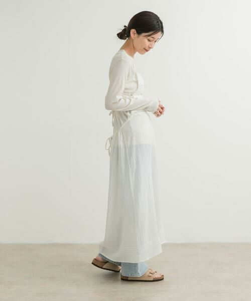 URBAN RESEARCH DOORS / アーバンリサーチ ドアーズ ワンピース | 『別注』olu’ment×DOORS　コットンモス刺繍ワンピース | 詳細12