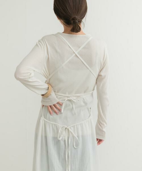 URBAN RESEARCH DOORS / アーバンリサーチ ドアーズ ワンピース | 『別注』olu’ment×DOORS　コットンモス刺繍ワンピース | 詳細3