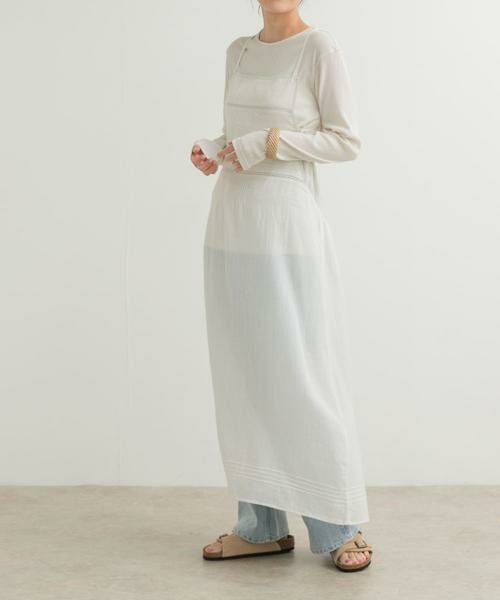 URBAN RESEARCH DOORS / アーバンリサーチ ドアーズ ワンピース | 『別注』olu’ment×DOORS　コットンモス刺繍ワンピース | 詳細6