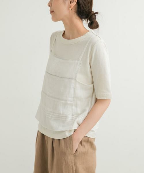 URBAN RESEARCH DOORS / アーバンリサーチ ドアーズ キャミソール・チューブトップ | 『別注』olu’ment×DOORS　コットンモス刺繍キャミソール | 詳細11