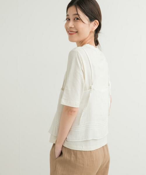 URBAN RESEARCH DOORS / アーバンリサーチ ドアーズ キャミソール・チューブトップ | 『別注』olu’ment×DOORS　コットンモス刺繍キャミソール | 詳細12