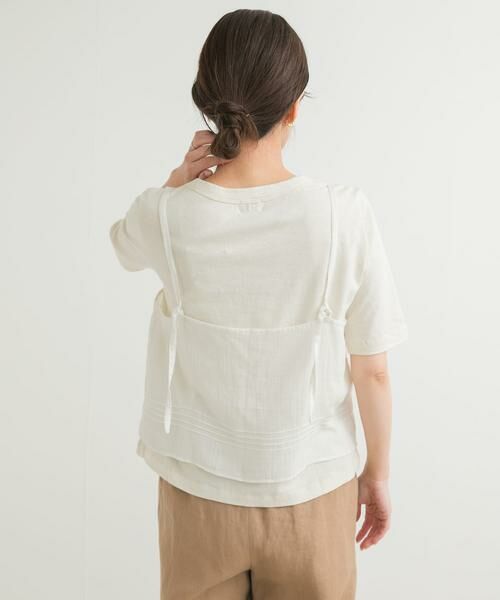 URBAN RESEARCH DOORS / アーバンリサーチ ドアーズ キャミソール・チューブトップ | 『別注』olu’ment×DOORS　コットンモス刺繍キャミソール | 詳細13