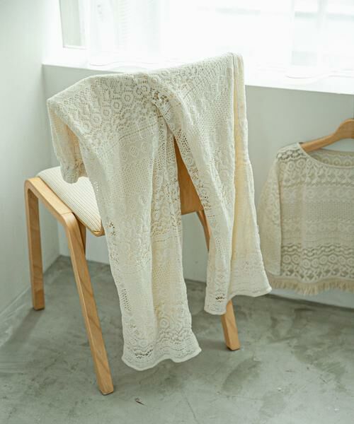 URBAN RESEARCH DOORS / アーバンリサーチ ドアーズ その他パンツ | 『別注』olu’ment×DOORS　かぎ編みレースパンツ | 詳細10