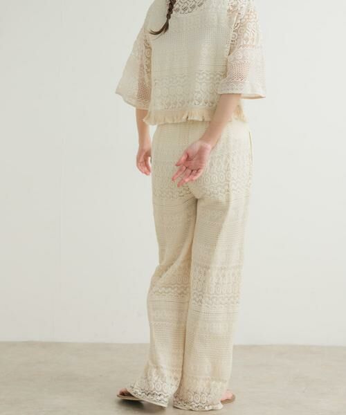 URBAN RESEARCH DOORS / アーバンリサーチ ドアーズ その他パンツ | 『別注』olu’ment×DOORS　かぎ編みレースパンツ | 詳細3
