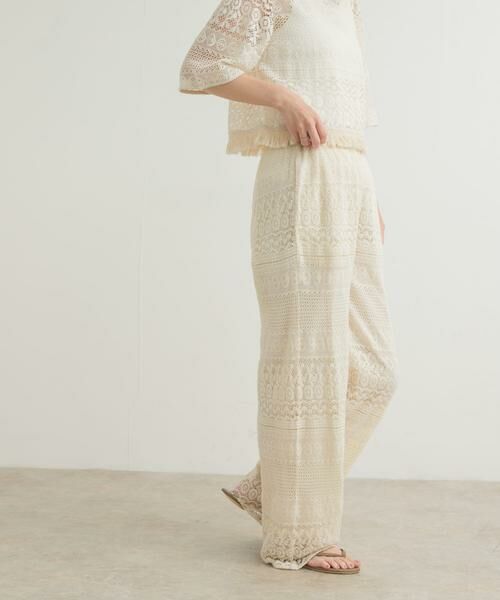 URBAN RESEARCH DOORS / アーバンリサーチ ドアーズ その他パンツ | 『別注』olu’ment×DOORS　かぎ編みレースパンツ | 詳細4