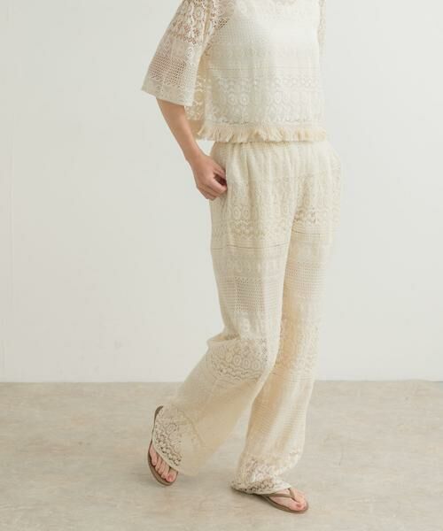 URBAN RESEARCH DOORS / アーバンリサーチ ドアーズ その他パンツ | 『別注』olu’ment×DOORS　かぎ編みレースパンツ | 詳細5