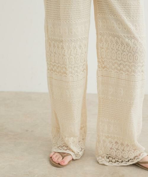 URBAN RESEARCH DOORS / アーバンリサーチ ドアーズ その他パンツ | 『別注』olu’ment×DOORS　かぎ編みレースパンツ | 詳細7