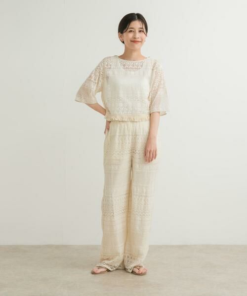 URBAN RESEARCH DOORS / アーバンリサーチ ドアーズ その他パンツ | 『別注』olu’ment×DOORS　かぎ編みレースパンツ | 詳細8