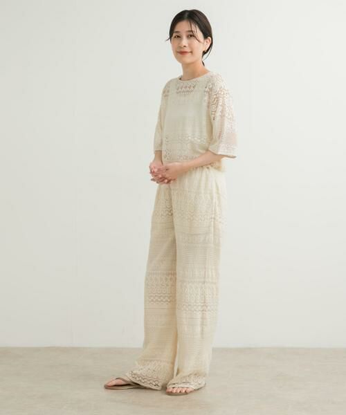 URBAN RESEARCH DOORS / アーバンリサーチ ドアーズ その他パンツ | 『別注』olu’ment×DOORS　かぎ編みレースパンツ | 詳細9