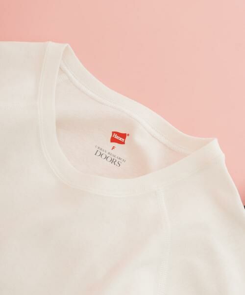 URBAN RESEARCH DOORS / アーバンリサーチ ドアーズ Tシャツ | 『別注』HANES×DOORS　2P RaglanSleeve T-shirts | 詳細7