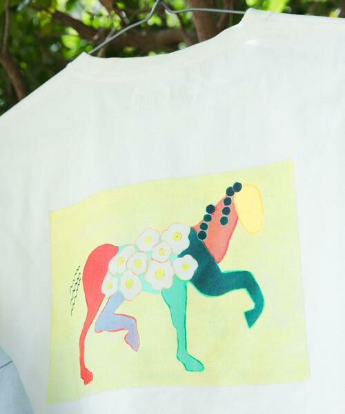 URBAN RESEARCH DOORS / アーバンリサーチ ドアーズ Tシャツ | 『別注』Common Noun×DOORS　HORSE Kana Akiyama T-shirts | 詳細11