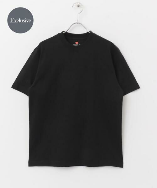 URBAN RESEARCH DOORS/アーバンリサーチ ドアーズ 『別注』Hanes×DOORS BEEFY-T DOORS FIT Short-Sleeve ブラック S URBAN RESEARCH DOORS/アーバンリサーチ ドアーズ 『別注』Hanes×DOORS BEEFY-T DOORS FIT Short-Sleeve ブラック S