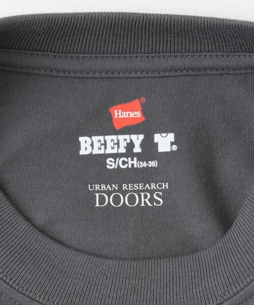 URBAN RESEARCH DOORS / アーバンリサーチ ドアーズ Tシャツ | 『別注』Hanes×DOORS　BEEFY-T DOORS FIT Short-Sleeve | 詳細15