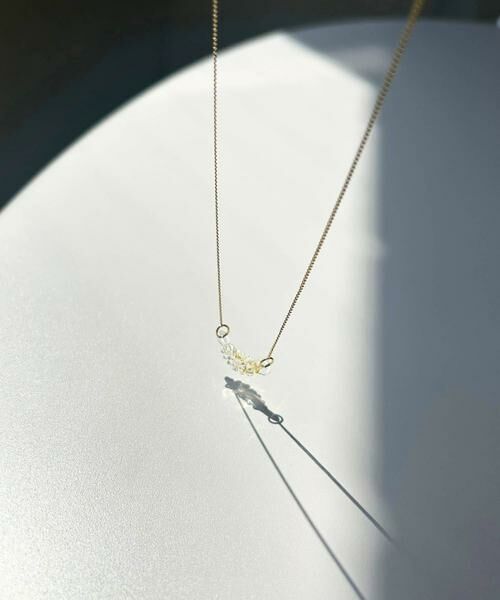 URBAN RESEARCH DOORS / アーバンリサーチ ドアーズ ネックレス・ペンダント・チョーカー | 『別注』HARIO Lampwork Factory×DOORS　マーキスイエローネックレス | 詳細1