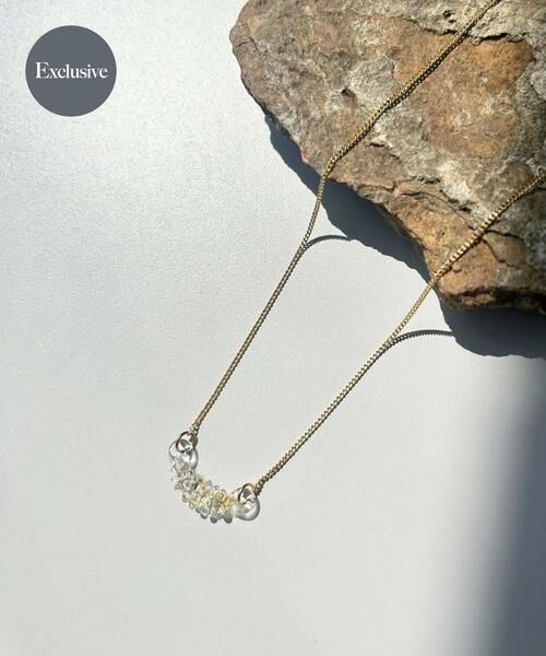 URBAN RESEARCH DOORS/アーバンリサーチ ドアーズ 『別注』HARIO Lampwork Factory×DOORS マーキスイエローネックレス イエロー FREE