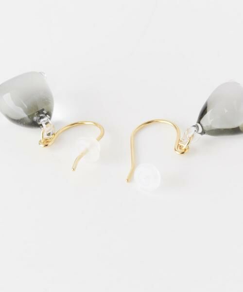 URBAN RESEARCH DOORS / アーバンリサーチ ドアーズ ピアス・イヤリング | 『別注』HARIO Lampwork Factory×DOORS　テトラグレーピアス | 詳細4