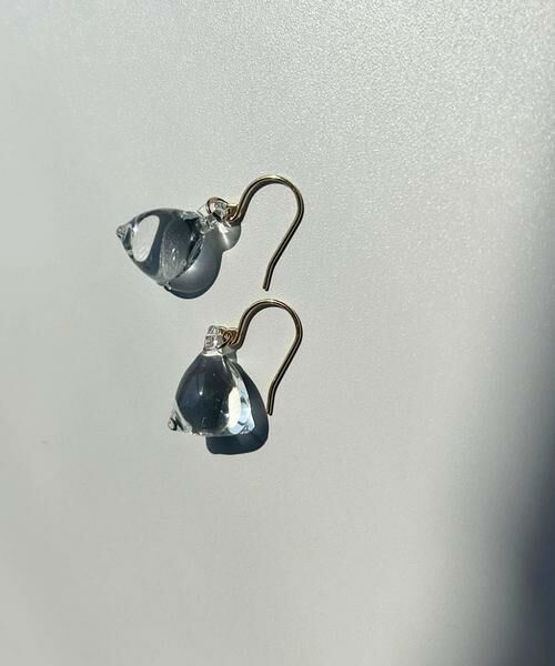 URBAN RESEARCH DOORS / アーバンリサーチ ドアーズ ピアス・イヤリング | 『別注』HARIO Lampwork Factory×DOORS　テトラピアス | 詳細1