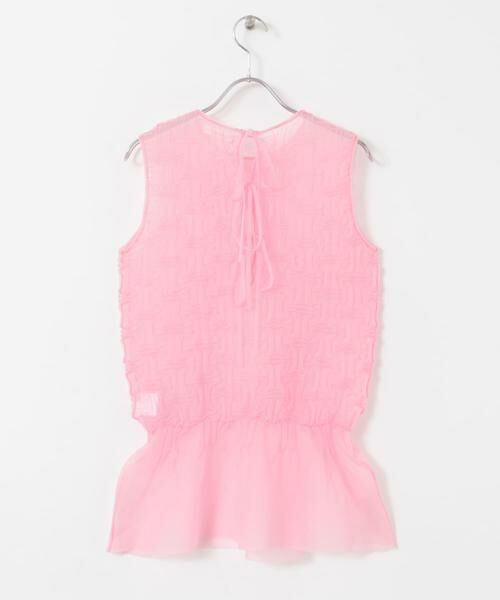 URBAN RESEARCH DOORS / アーバンリサーチ ドアーズ タンクトップ | OPEN SESAME CLUB　sheerlattice tops | 詳細2