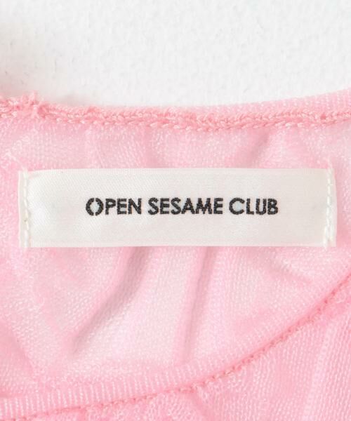 URBAN RESEARCH DOORS / アーバンリサーチ ドアーズ タンクトップ | OPEN SESAME CLUB　sheerlattice tops | 詳細5