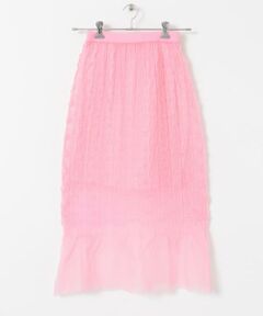 URBAN RESEARCH DOORS / アーバンリサーチ ドアーズ スカート | OPEN SESAME CLUB　sheerlattice skirt