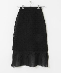 URBAN RESEARCH DOORS / アーバンリサーチ ドアーズ スカート | OPEN SESAME CLUB　sheerlattice skirt