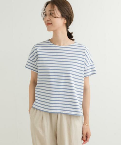 URBAN RESEARCH DOORS / アーバンリサーチ ドアーズ Tシャツ | ORCIVAL　BOAT NECK SHORT-SLEEVE PULLOVER | 詳細7