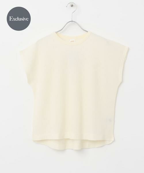 URBAN RESEARCH DOORS/アーバンリサーチ ドアーズ 『別注』Sports Wear×DOORS ワッフルフレンチスリーブTシャツ アイボリー one URBAN RESEARCH DOORS/アーバンリサーチ ドアーズ 『別注』Sports Wear×DOORS ワッフルフレンチスリーブTシャツ アイボリー one