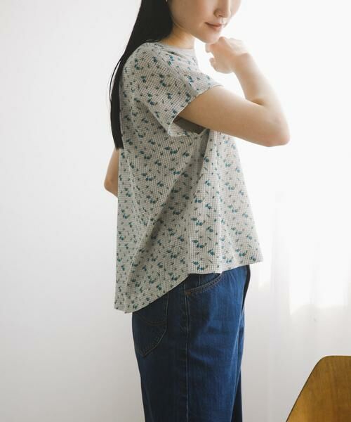 URBAN RESEARCH DOORS / アーバンリサーチ ドアーズ Tシャツ | 『別注』Sports Wear×DOORS　ワッフルフレンチスリーブTシャツ | 詳細11