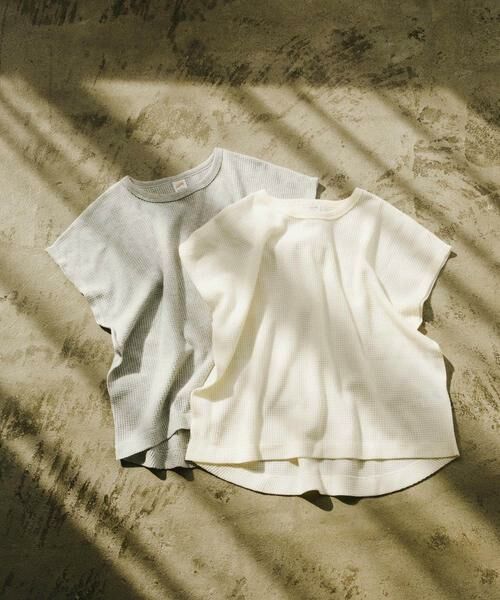 URBAN RESEARCH DOORS / アーバンリサーチ ドアーズ Tシャツ | 『別注』Sports Wear×DOORS　ワッフルフレンチスリーブTシャツ | 詳細13