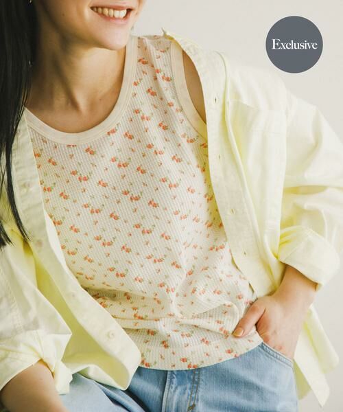 URBAN RESEARCH DOORS/アーバンリサーチ ドアーズ 『別注』Sports Wear×DOORS ワッフルタンクトップ ホワイト系その他 one