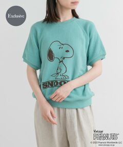 URBAN RESEARCH DOORS / アーバンリサーチ ドアーズ Tシャツ | 『別注』Sports Wear×DOORS　PEANUTS甘編みスウェットTシャツ