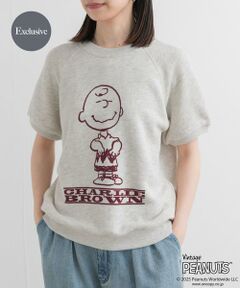 URBAN RESEARCH DOORS / アーバンリサーチ ドアーズ Tシャツ | 『別注』Sports Wear×DOORS　PEANUTS甘編みスウェットTシャツ