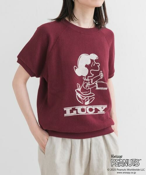URBAN RESEARCH DOORS / アーバンリサーチ ドアーズ Tシャツ | 『別注』Sports Wear×DOORS　PEANUTS甘編みスウェットTシャツ | 詳細3