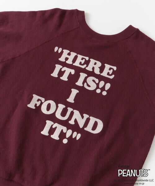 URBAN RESEARCH DOORS / アーバンリサーチ ドアーズ Tシャツ | 『別注』Sports Wear×DOORS　PEANUTS甘編みスウェットTシャツ | 詳細5