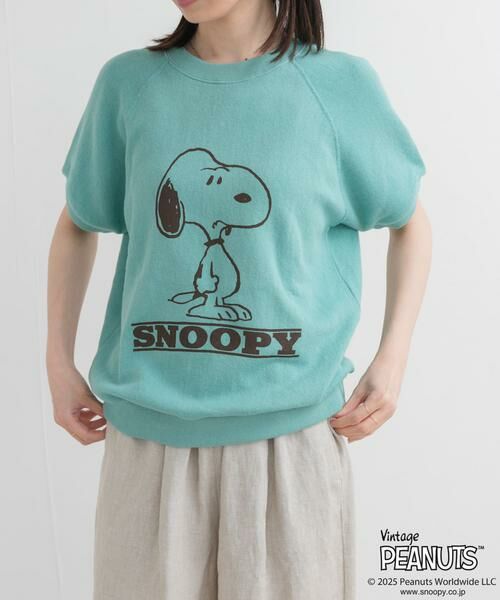 URBAN RESEARCH DOORS / アーバンリサーチ ドアーズ Tシャツ | 『別注』Sports Wear×DOORS　PEANUTS甘編みスウェットTシャツ | 詳細6